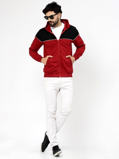Kalt Men Colourblocked Hooded Sweatshirt - Image 5