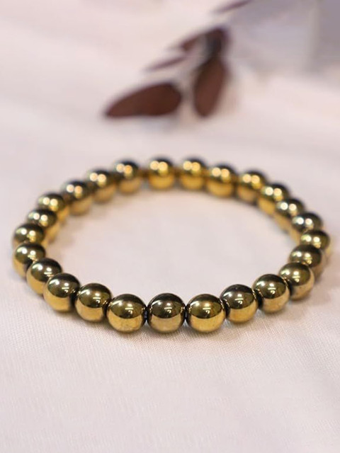 CRYSTAL DIVINE Crystals Beaded Elasticated Bracelet