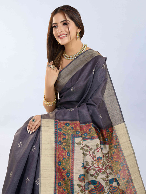 PBS PRINTS Tussar Saree