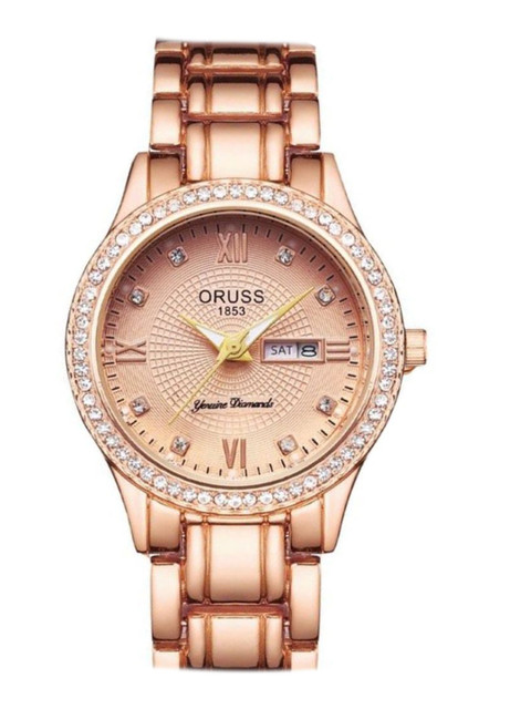 ORUSS Women Dial & Stainless Steel Straps Analogue Watch IHCFAEJEGFIB - Image 3