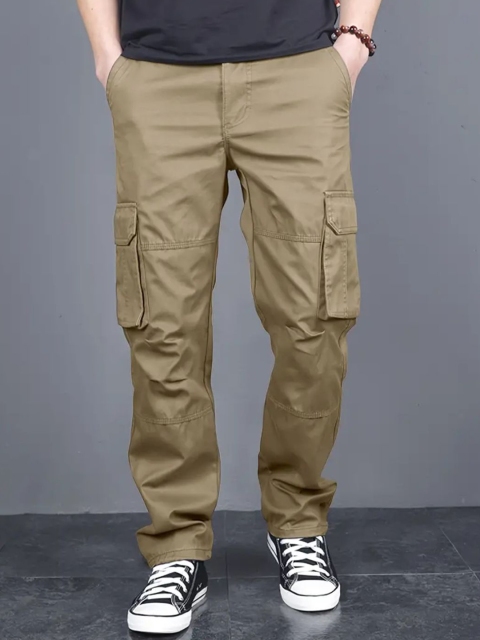 VOOTER Men Relaxed Cargos Trousers