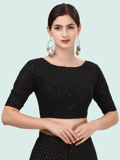 Moda Rapido Embroidered Cotton Saree Blouse