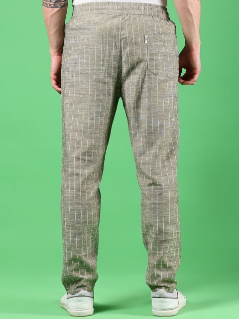 V-Mart Men Striped Track Pants - Image 4