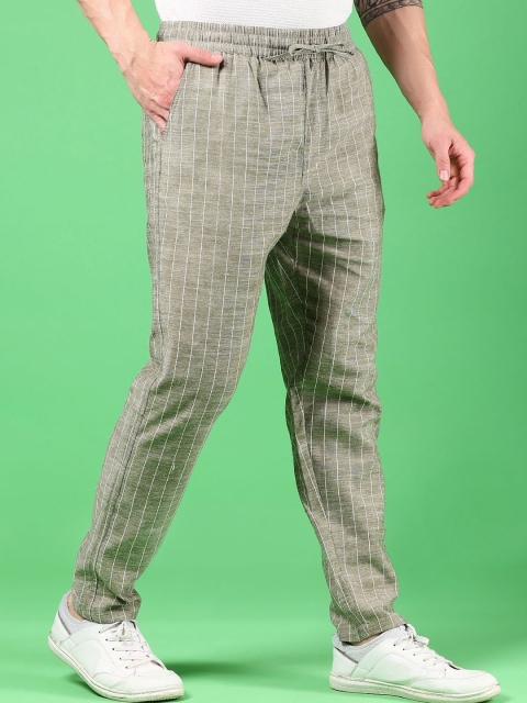 V-Mart Men Striped Track Pants - Image 3