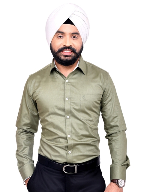 CHECKMARK CLOTHING Men Slim Fit Formal Shirt