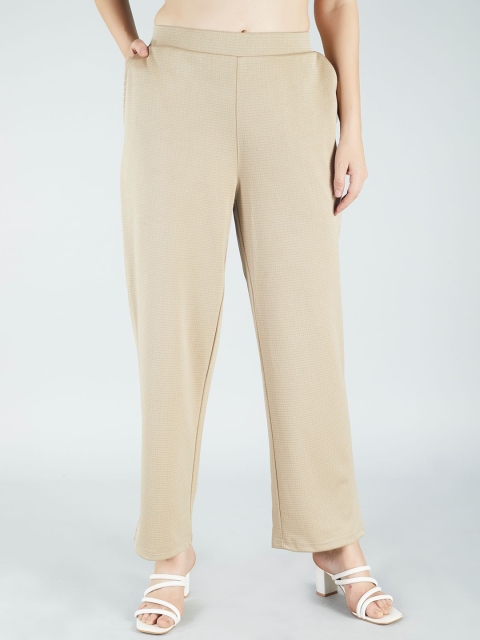 The Roadster Lifestyle Co Straight Leg High Rise Trousers