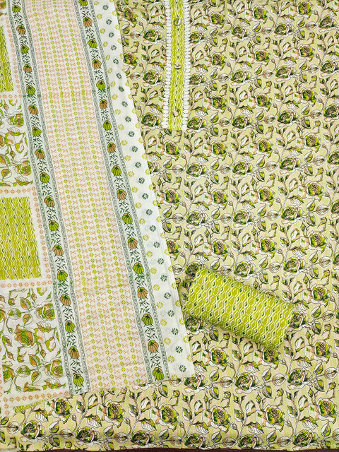 HERE&NOW Embellished Unstitched Dress Material - Image 3