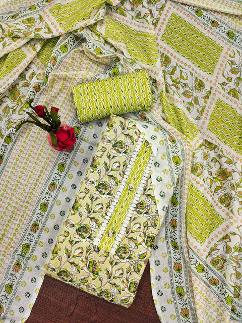 HERE&NOW Embellished Unstitched Dress Material