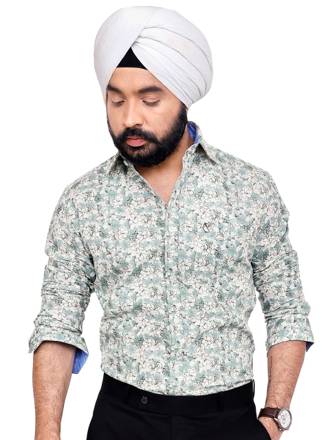 CHECKMARK CLOTHING Men Slim Fit Printed Casual Shirt