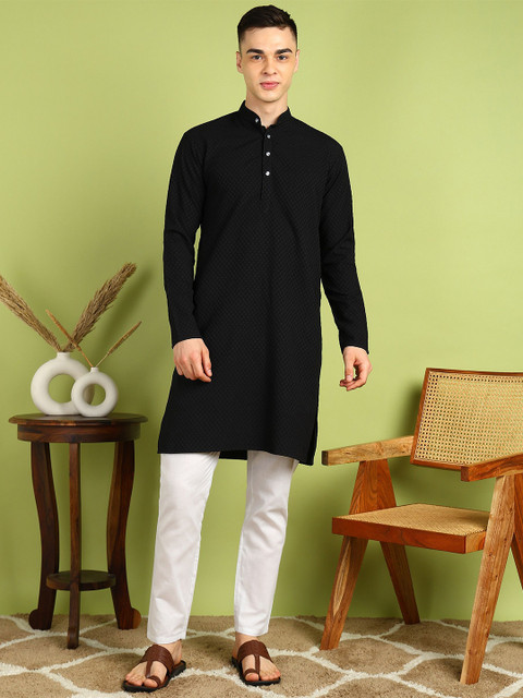FUBAR Men Thread Work Kurta