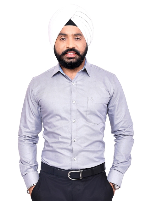 CHECKMARK CLOTHING Men Slim Fit Formal Shirt