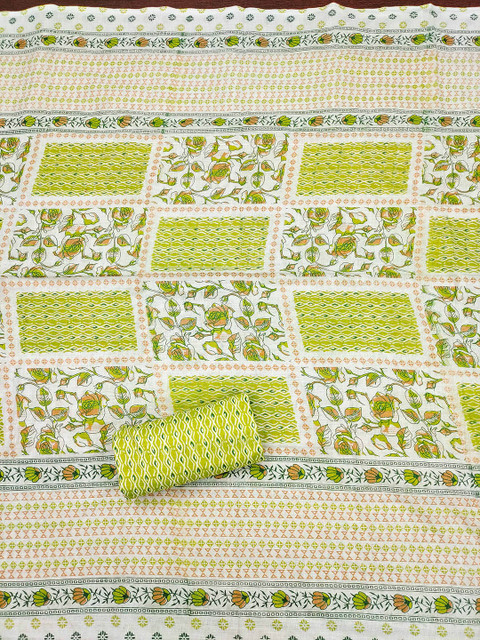 HERE&NOW Embellished Unstitched Dress Material - Image 4