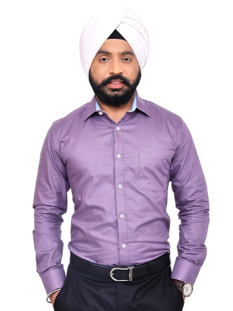 CHECKMARK CLOTHING Men Slim Fit Formal Shirt