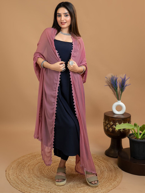 HELLA FASHIONS Chiffon Dupatta