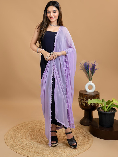 HELLA FASHIONS Chiffon Dupatta
