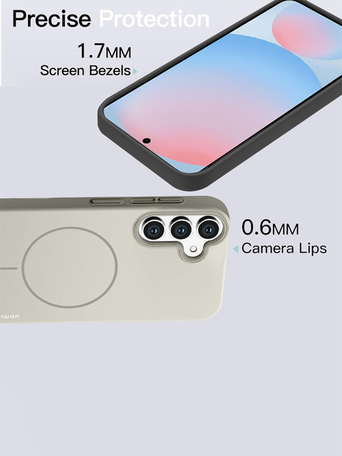 Karwan Solid Printed Samsung Galaxy A55 5G Back Case Mobile Accessories - Image 3