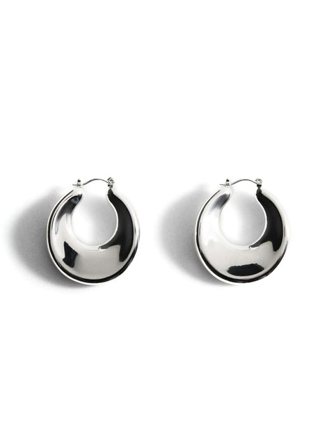 MANGO Circular Shaped Hoop Earrings