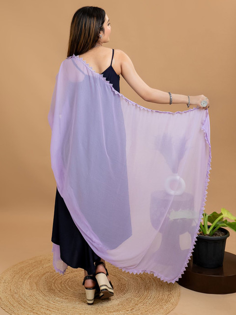 HELLA FASHIONS Chiffon Dupatta - Image 5