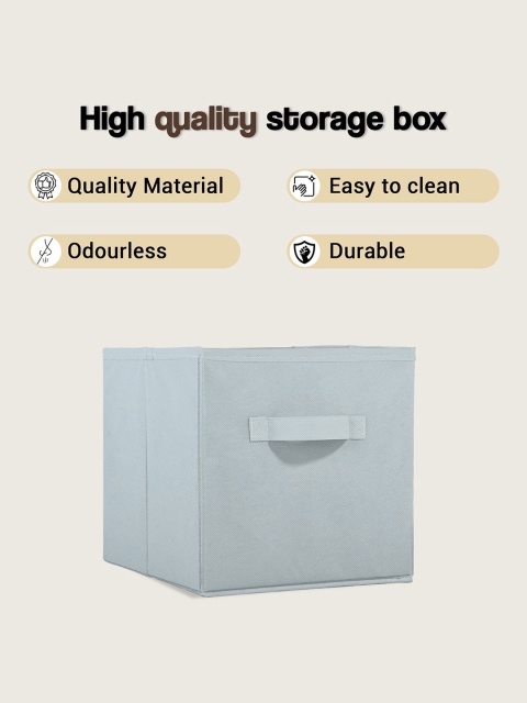 Kuber Industries Pink Set of 2 Multi-Utility Cloth Storage Organisers Box - Image 4