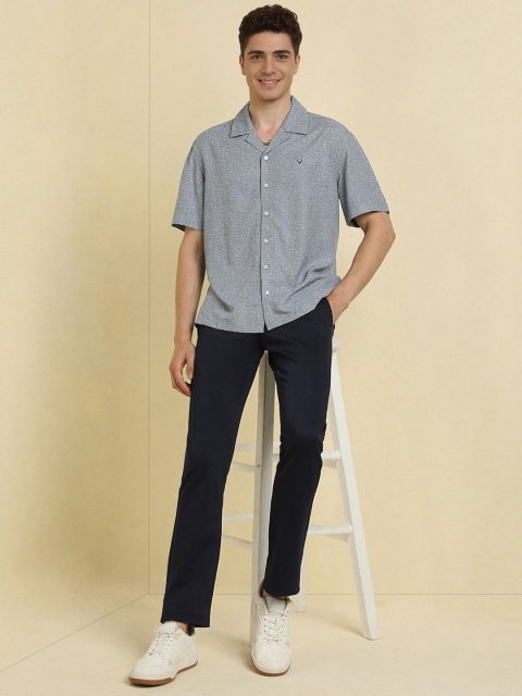 Allen Solly Men Cuban Collar Printed Shirt - Image 5