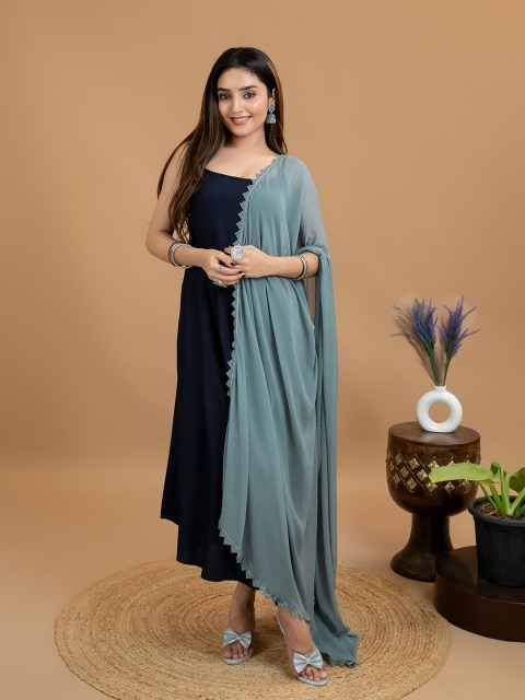HELLA FASHIONS Chiffon Dupatta