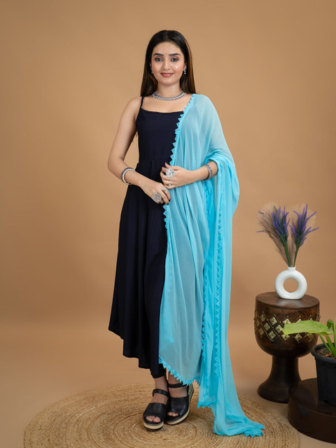 HELLA FASHIONS Chiffon Dupatta