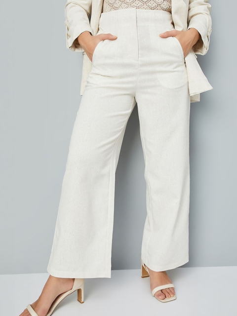 max Women High-Rise Formal Trousers