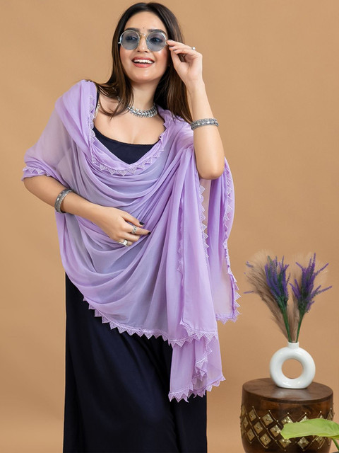HELLA FASHIONS Chiffon Dupatta - Image 6
