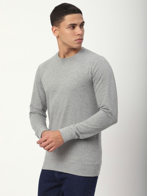 Stitch Hub Men Solid Round Neck Sweatshirt - Image 3