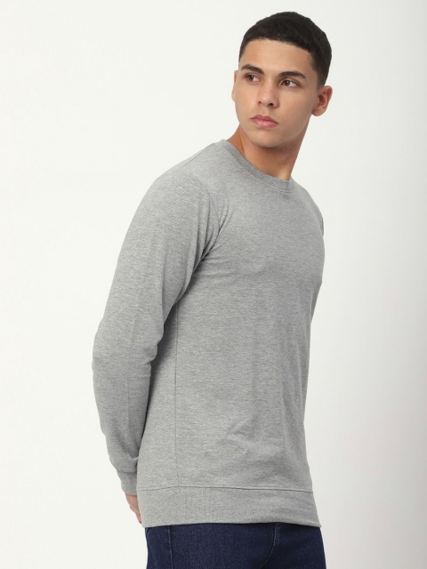 Stitch Hub Men Solid Round Neck Sweatshirt - Image 4