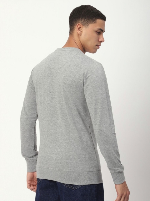 Stitch Hub Men Solid Round Neck Sweatshirt - Image 5