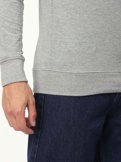 Stitch Hub Men Solid Round Neck Sweatshirt - Image 7