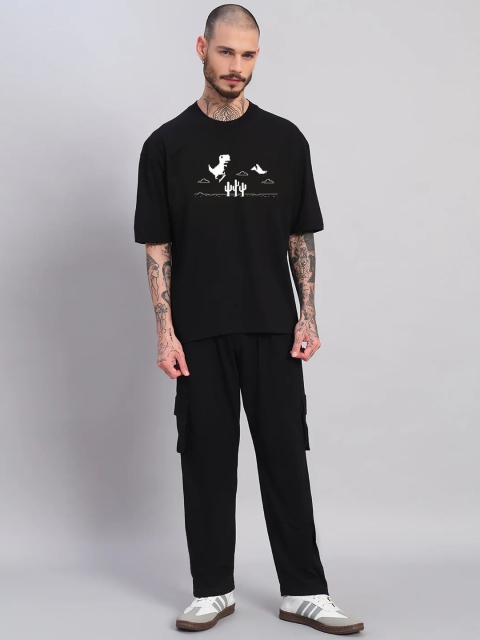 TOGS & TERRE Men Graphic Printed T-shirt Pyjamas Night suit