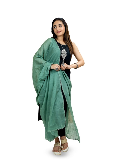 HELLA FASHIONS Thyme Cotton Dupatta - Image 6