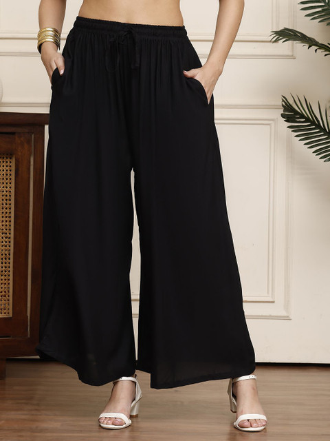 Valles365 by S.C. Women Flared Ethnic Palazzos