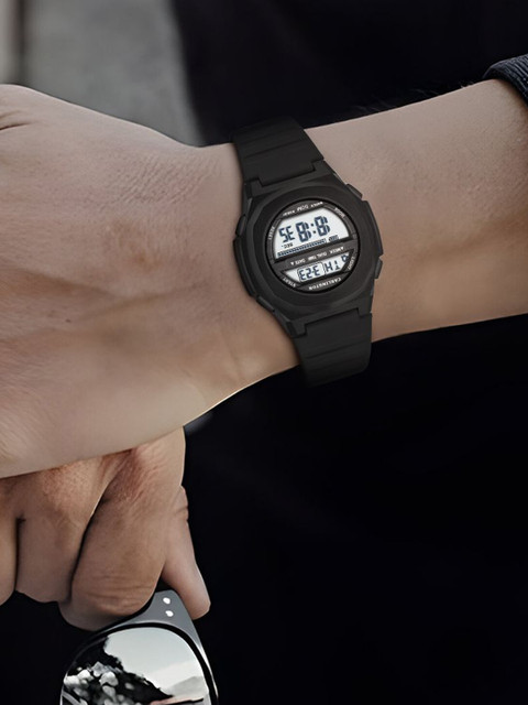 CARLINGTON Unisex Dial & Straps Digital Multi Function Watch Endurance 9117 Black - Image 4