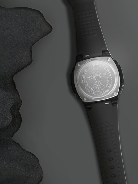 CARLINGTON Unisex Dial & Straps Digital Multi Function Watch Endurance 9117 Black - Image 3