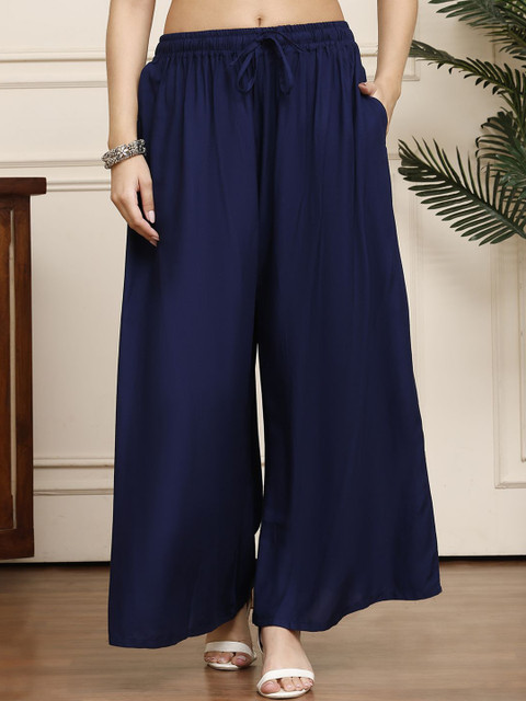 Valles365 by S.C. Women Flared Ethnic Palazzos