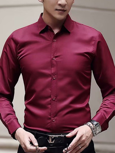 INVICTUS Spread Collar Relaxed Fit Shirt - Image 2