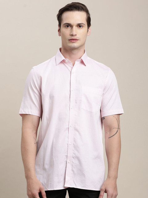 Turtle Spread Collar Standard Pure Cotton Formal Shirt - Image 2