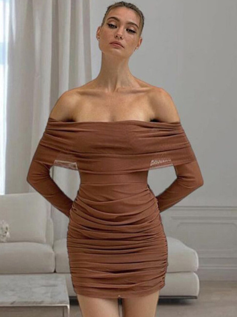 StyleCast Off-Shoulder Bodycon Dress