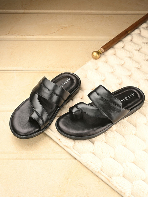 Mast & Harbour Men Leather Comfort Sandals