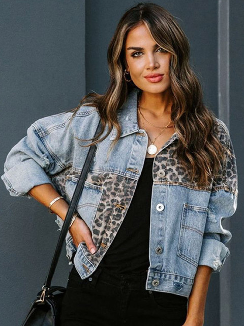 StyleCast Women Denim Jacket with Embroidered