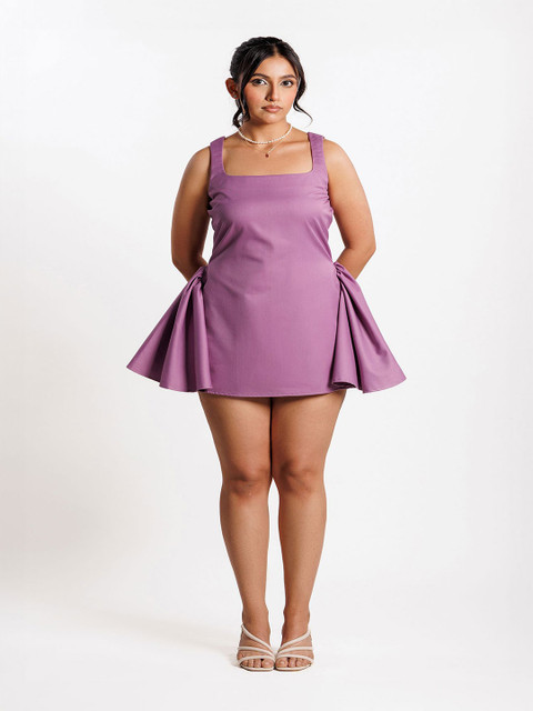 Zwankee Women Plus Size Fit & Flare Mini Dress