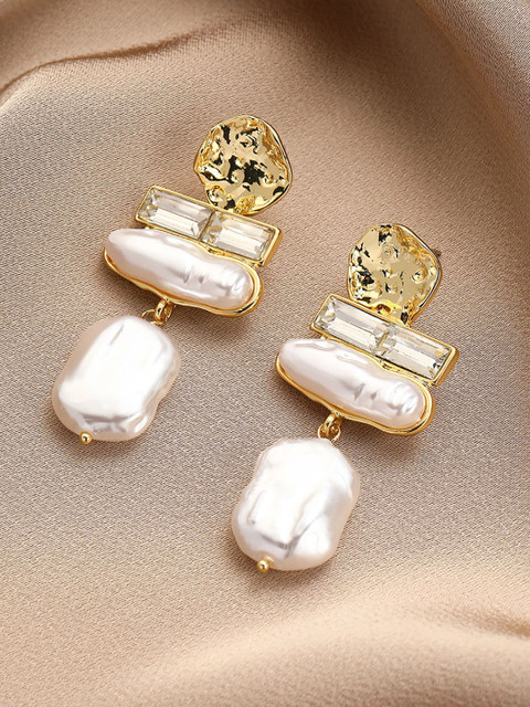 StyleCast x Revolte Classic Drop Earrings