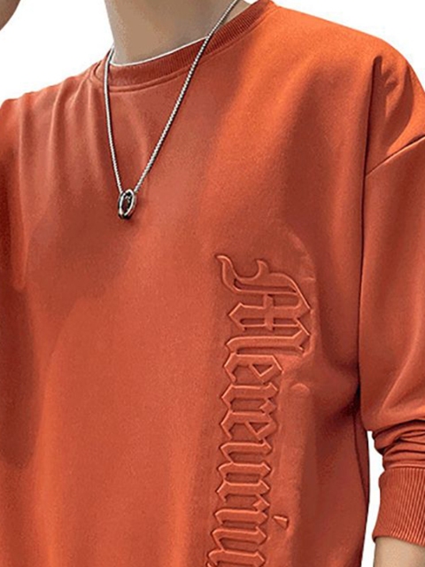 StyleCast x Revolte Men Typography Printed Sweatshirt - Image 2