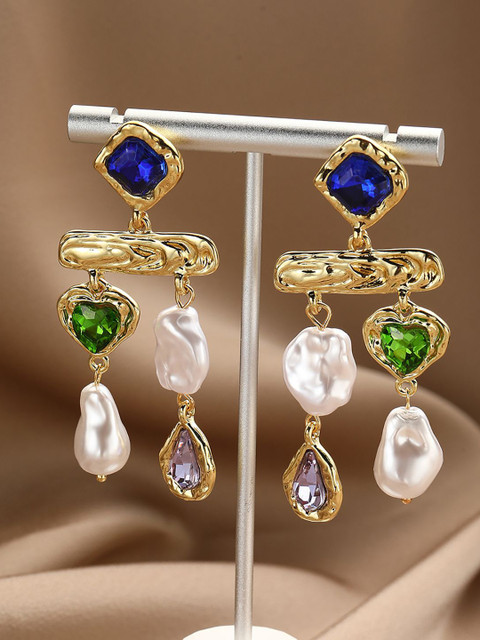 StyleCast x Revolte Classic Drop Earrings