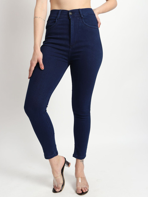 TYFFYN Women Slim Fit High-Rise No Fade Stretchable Jeans