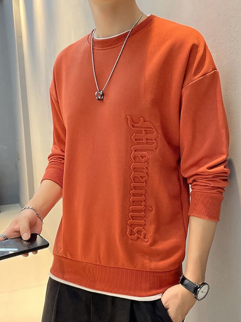 StyleCast x Revolte Men Typography Printed Sweatshirt - Image 4