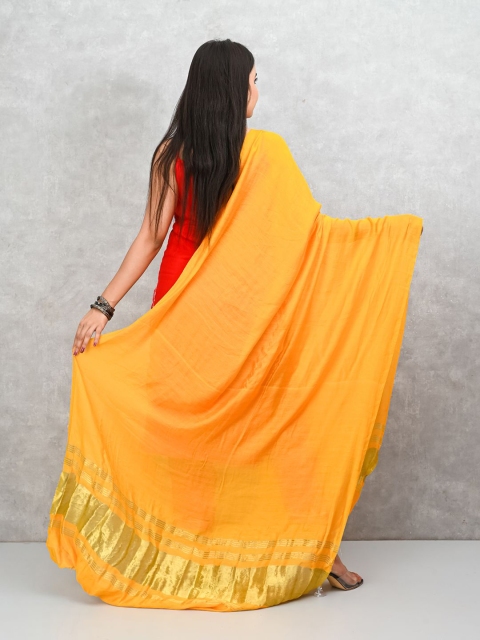 Apratim Striped Woven Design Zari Work Dupatta - Image 4
